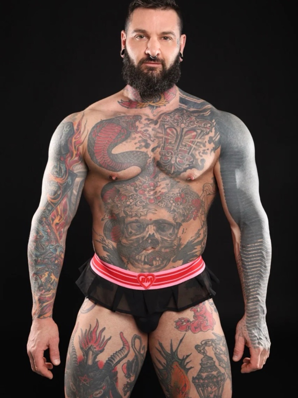 STRAPP METAL - New Romantics Sheer Thong Skirt